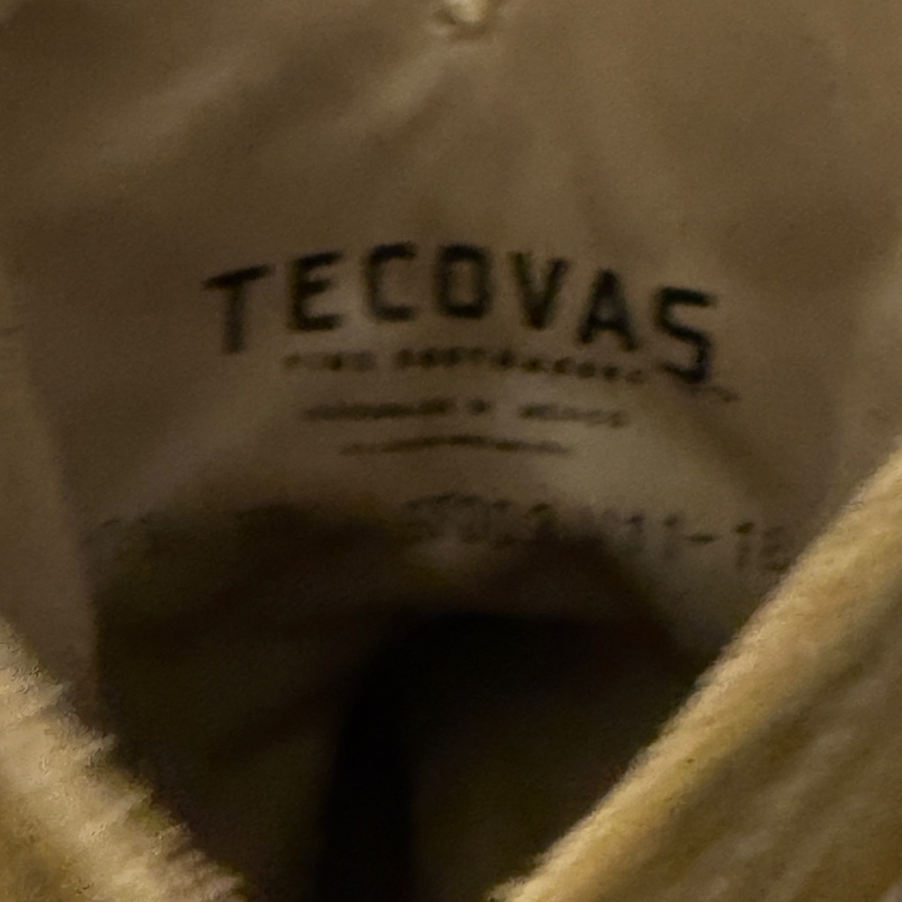 Tecovas Men's Brown Suede 9D 97003 Leather Western Boots - Picture 7 of 8